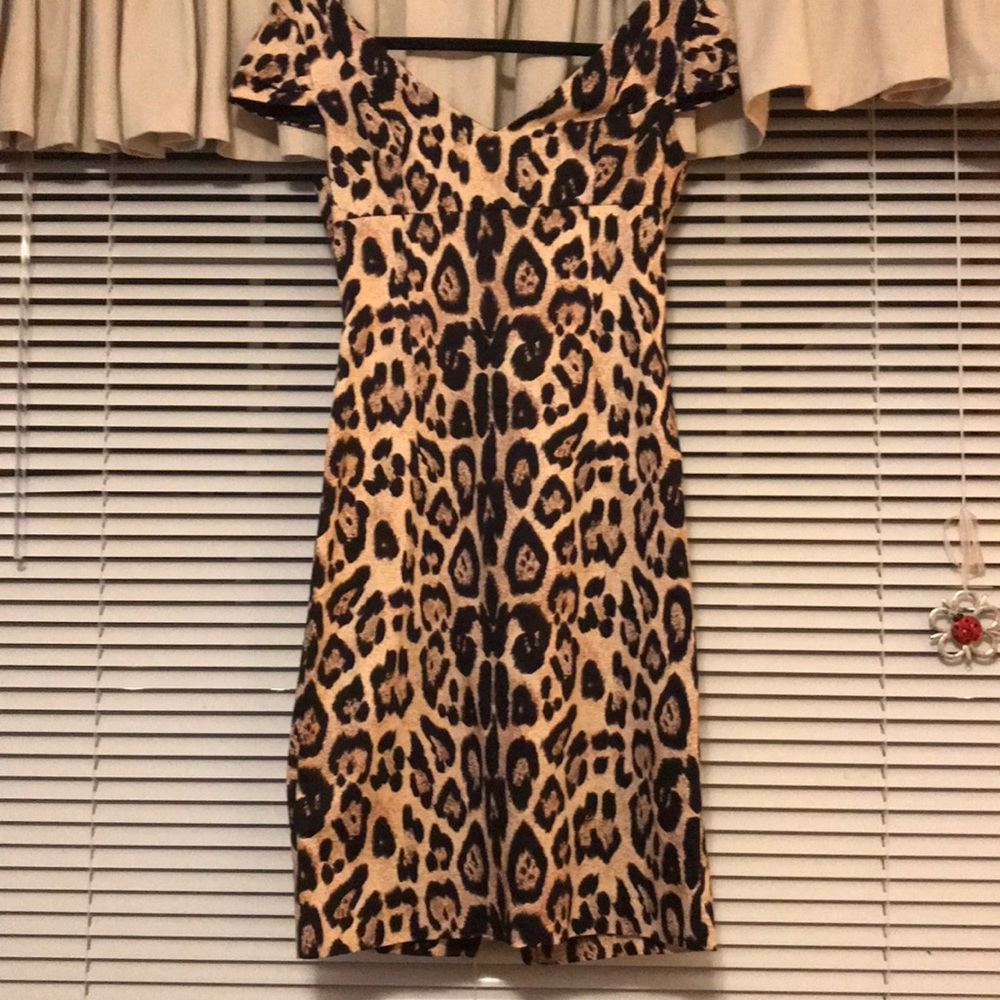 Calvin Klein Animal Print Sexy Dress